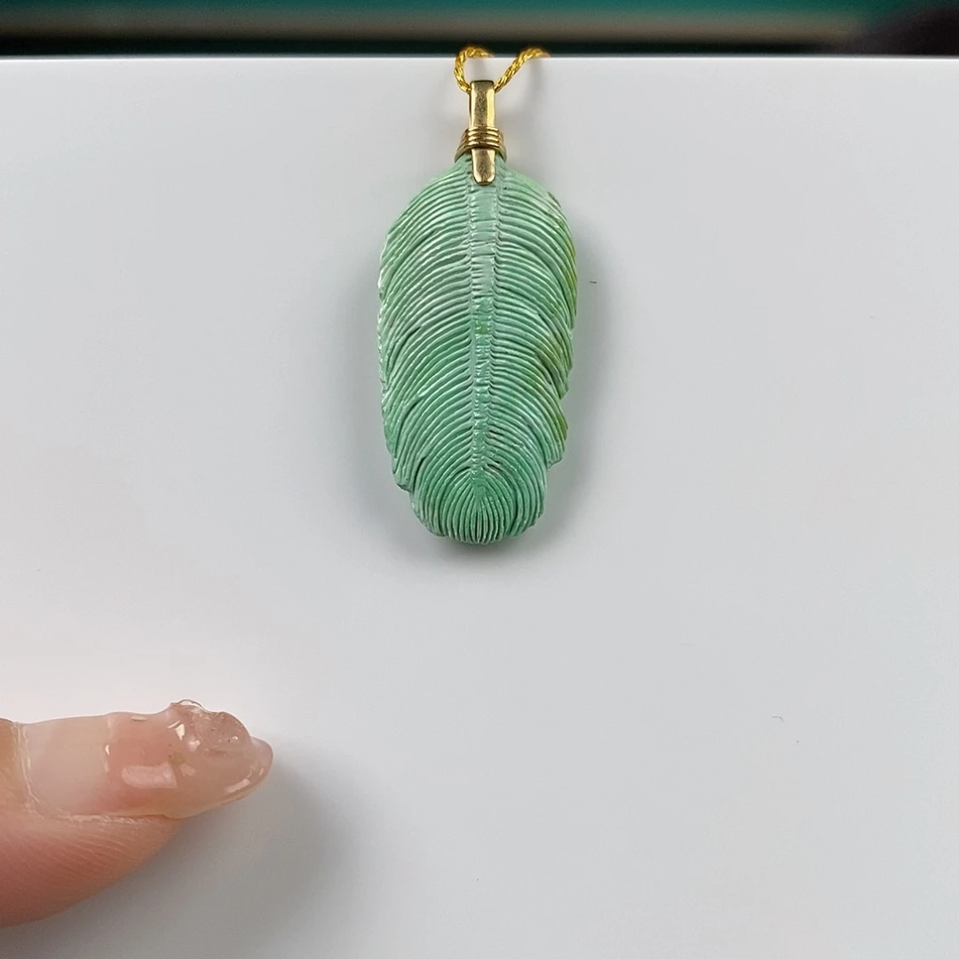 18K金镶嵌绿松石珠宝奇石