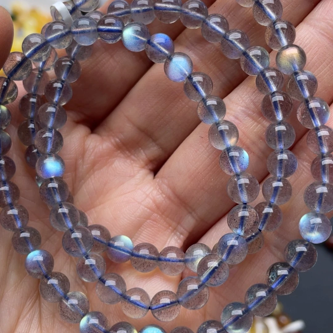 长石手链未镶嵌灰月光