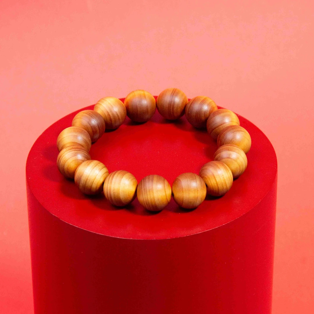 崖柏手串-素款单圈崖柏手串