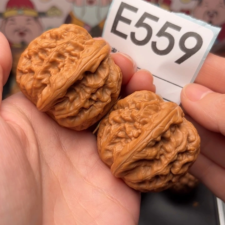 把件文玩核桃559红锦鲤40/43/39