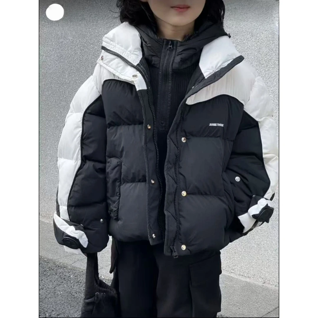JXFD44910-1新款时尚黑色鹅绒服