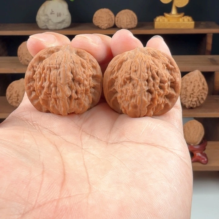 红***钓手串文玩核桃磨盘36.5/34/33