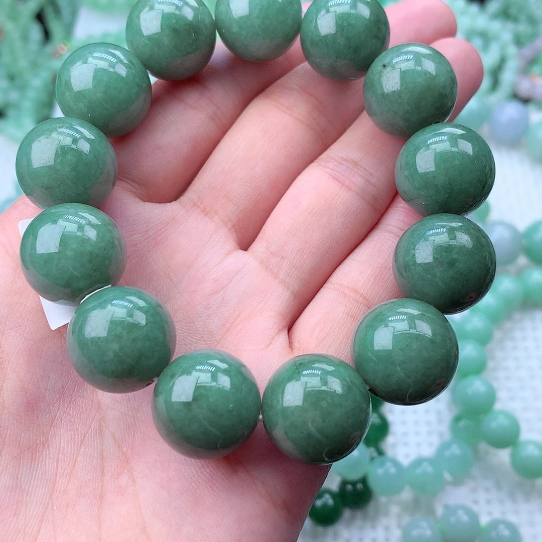 翡翠未镶嵌毛衣链