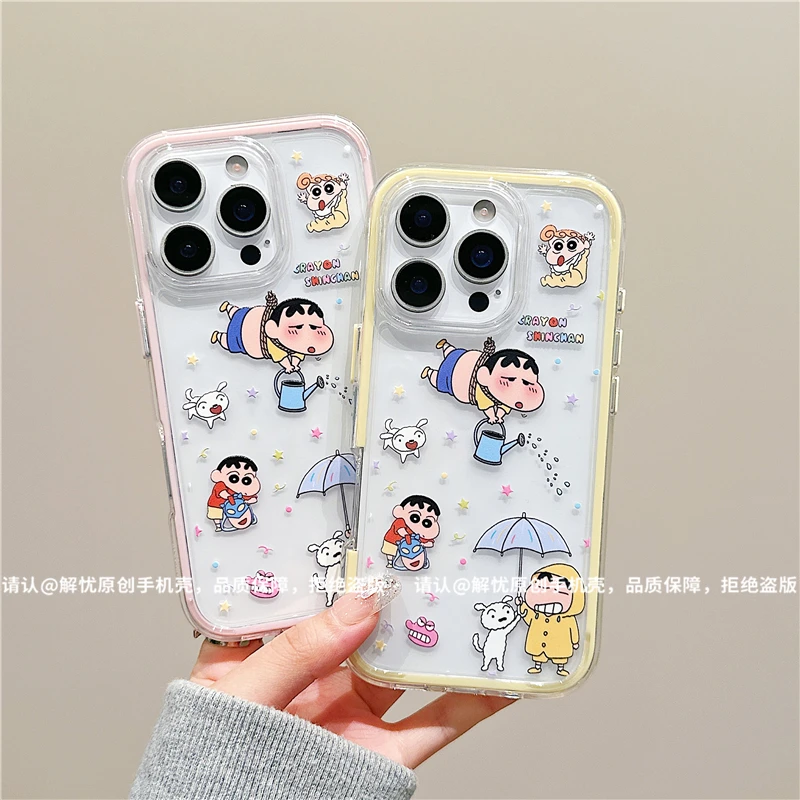 三合一炫彩适用苹果iPhone17/华为荣耀/OPPO/VIVO/小米手机壳爆款