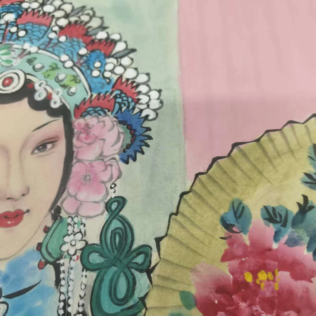 宁婉玉-2平尺-国画作品-人物