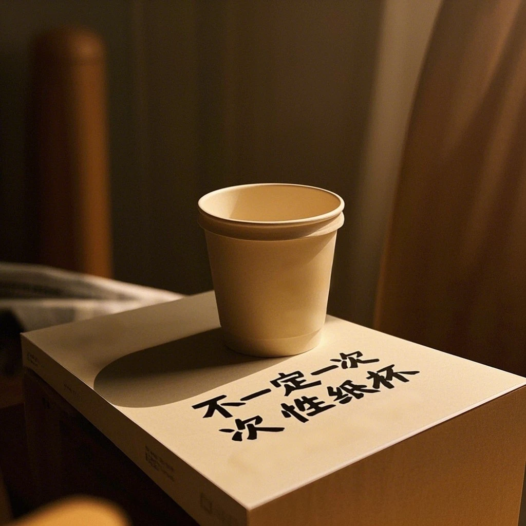 不一定一次性轻奢纸杯循环反复套用IPX1级防水设计（图片仅供参考）