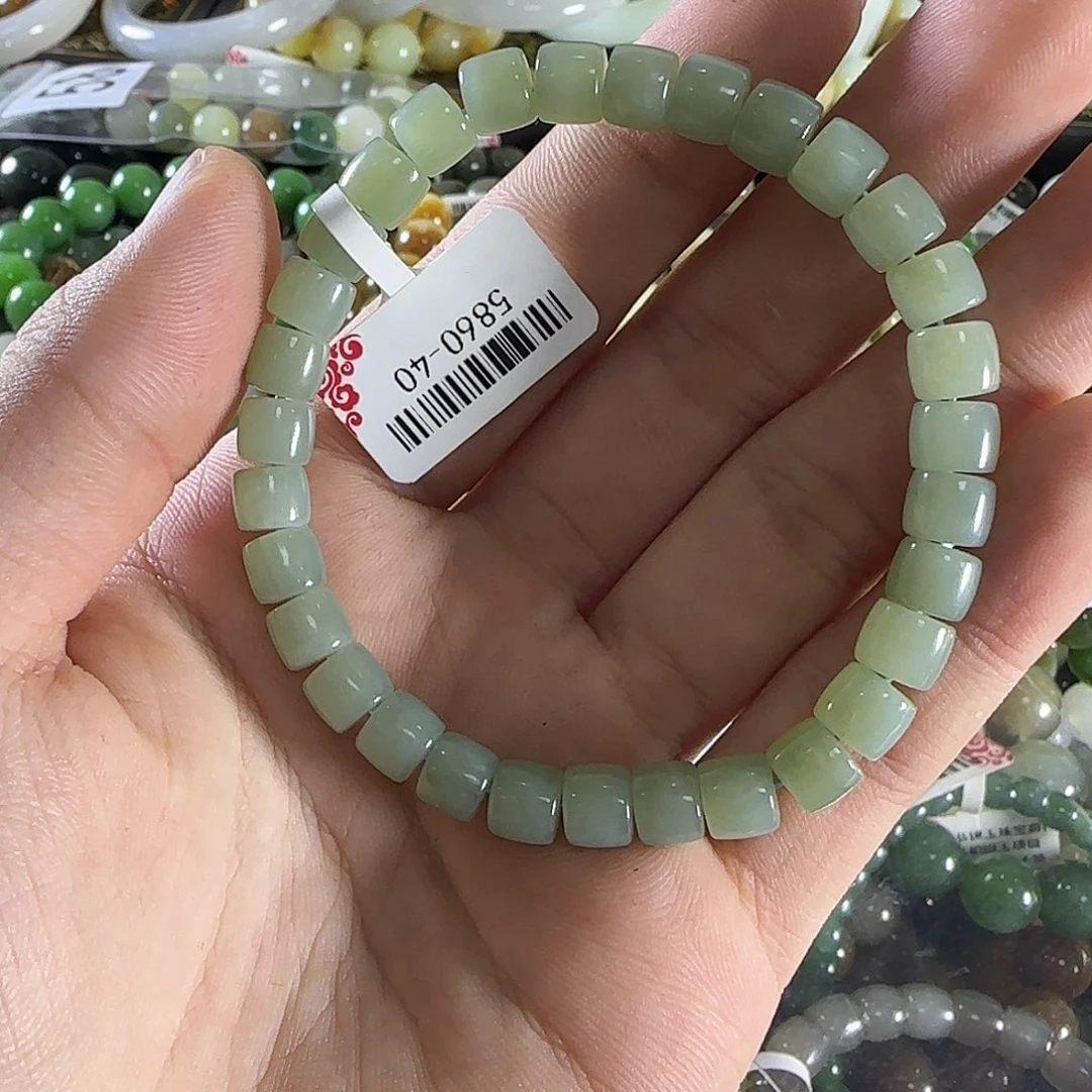 和田玉手链未镶嵌16