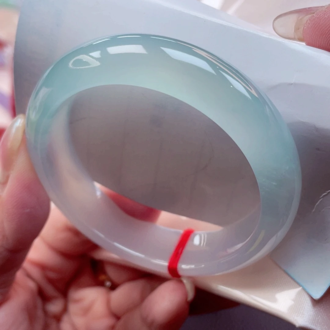 未镶嵌手镯翡翠小轮胎冰透清水5354敏22号