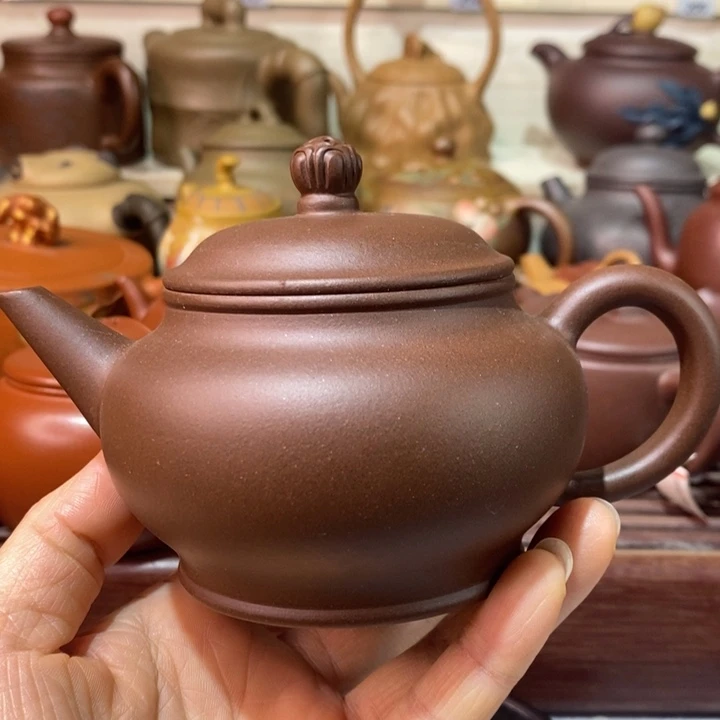 紫砂茶壶微瑕处理一把