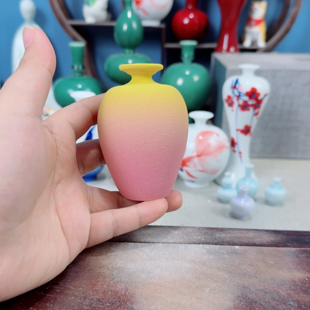 陶瓷手工小花器摆件