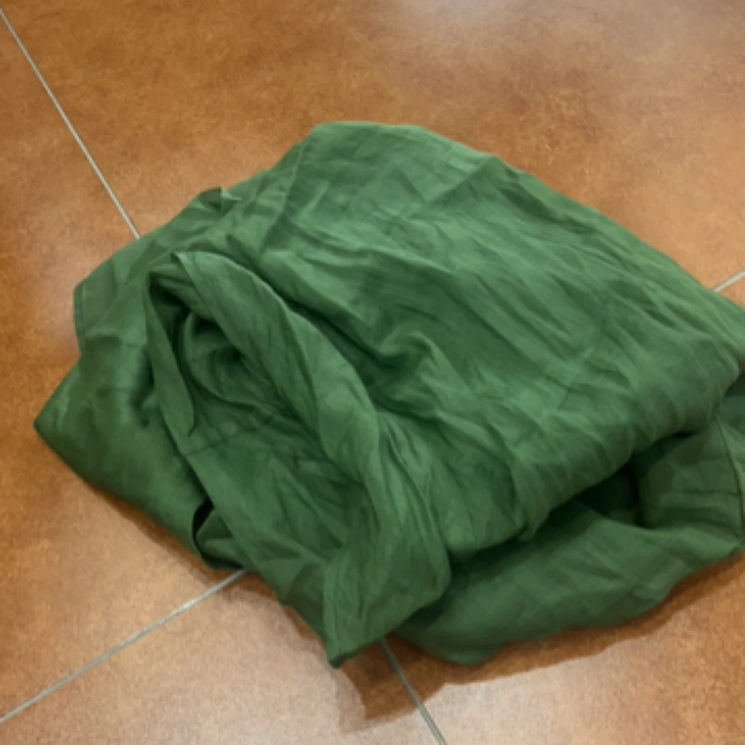 堆堆领单色休闲苎麻