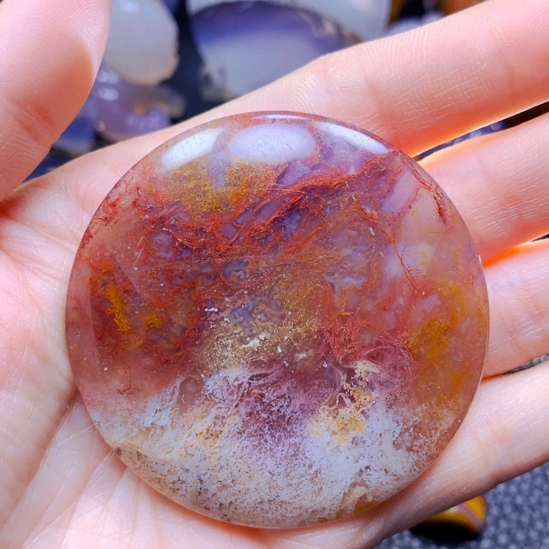 玛瑙/玉髓吊坠6未镶嵌珠**合