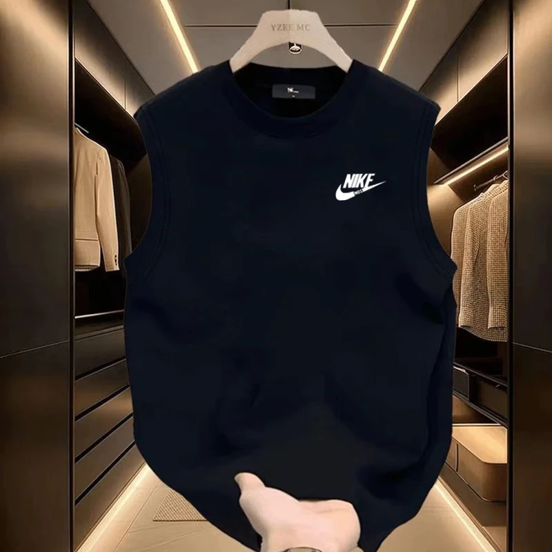 一折专区丨奥莱折扣丨无袖T恤男士夏季美式宽松运动速干背心无袖S