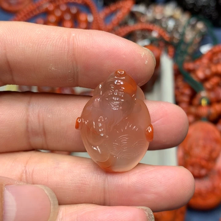 吊坠(不含链)未镶嵌南红玛瑙
