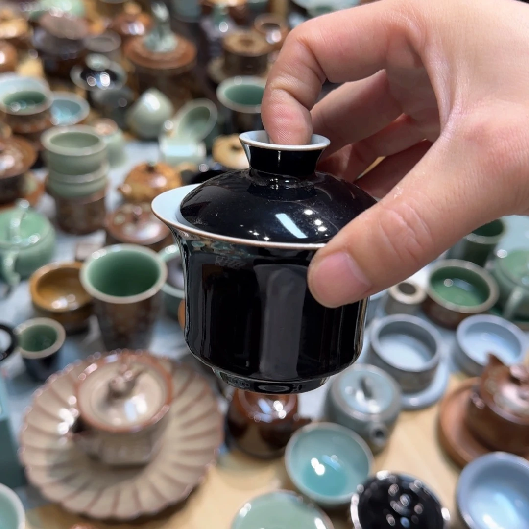 小金茶具青瓷茶器