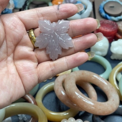 合金石英质玉（黄龙玉）手链佳****2