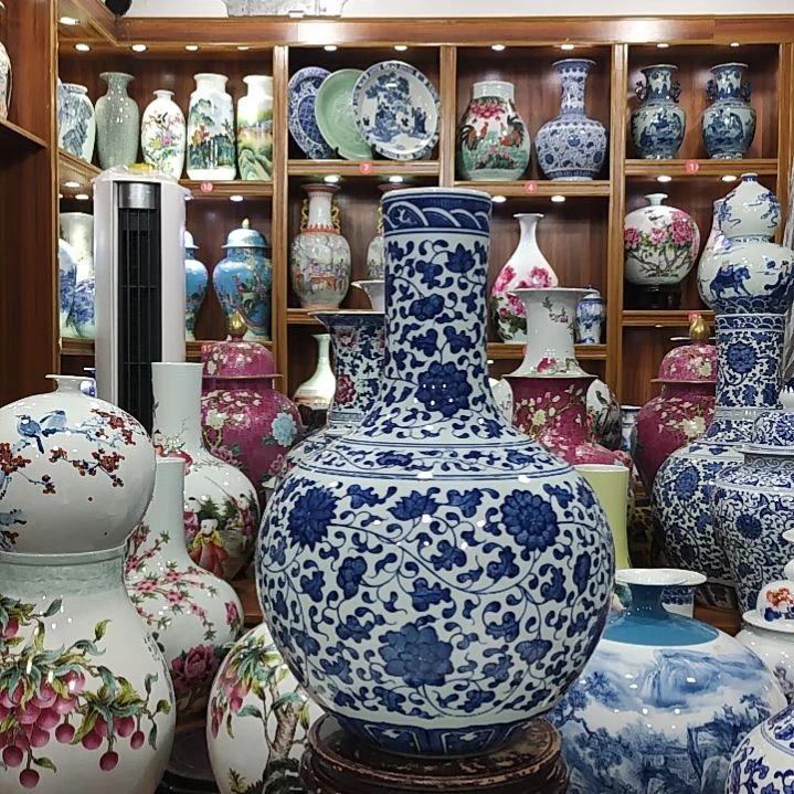 瓷片景德镇陶瓷花瓶子子