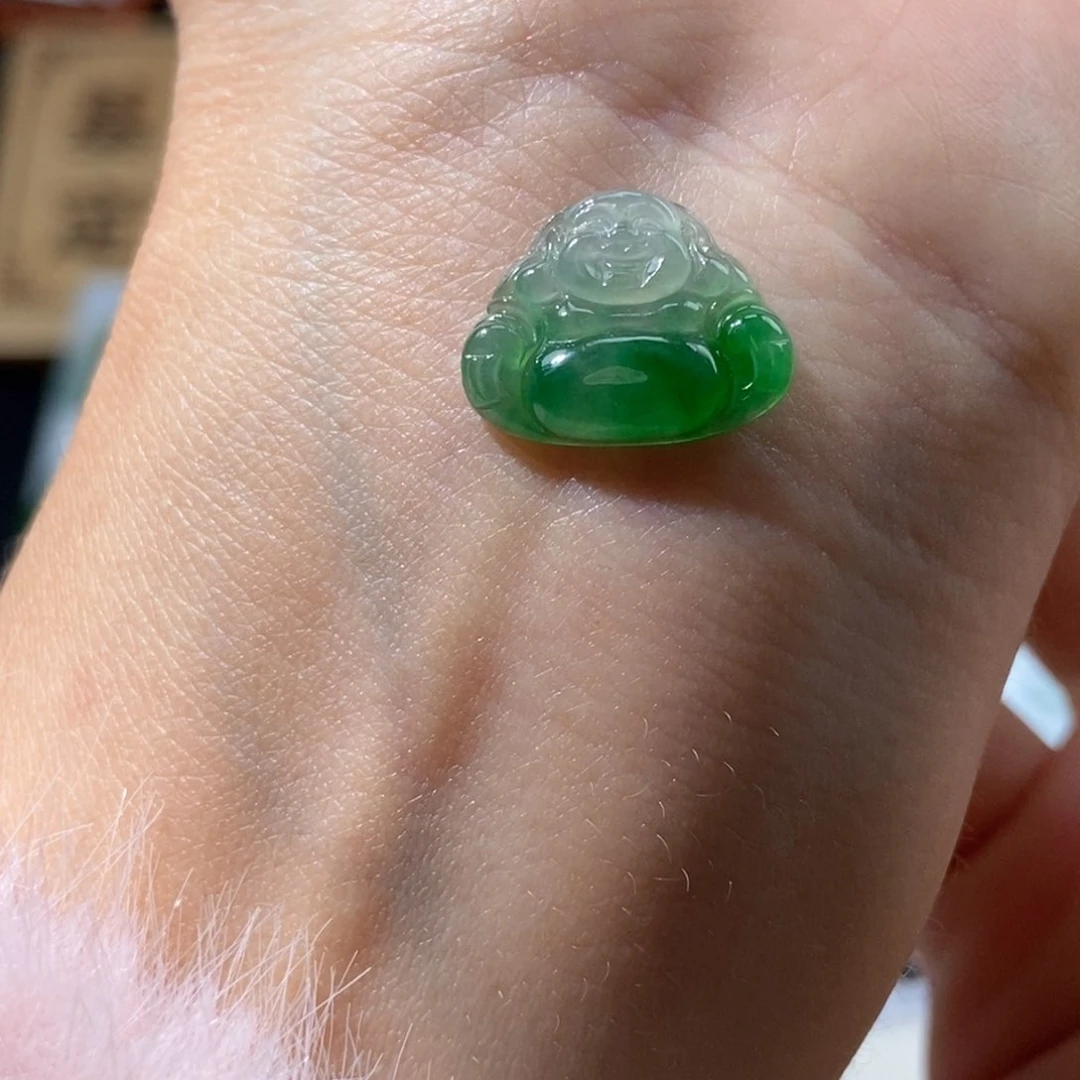 定制翡翠未镶嵌翡翠12.3×15.6×2.8