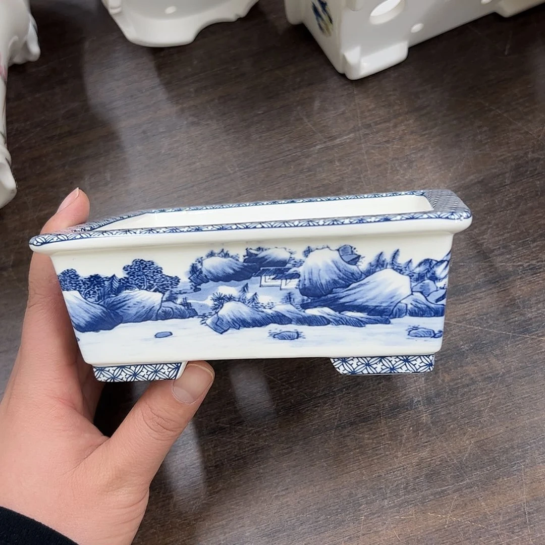 紫砂花盆039号微瑕15/12/5cn