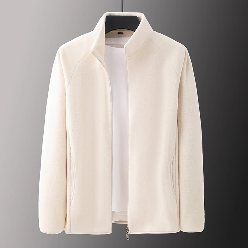 2025新款秋冬季保暖外套男女加绒开衫运动加绒户外加绒摇粒绒外套