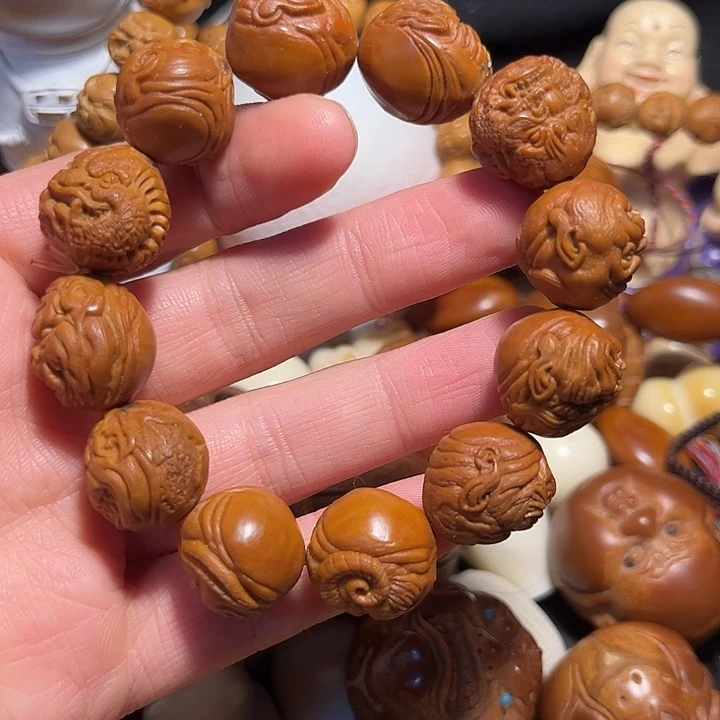手串/手链橄榄核十二生肖恶僧
