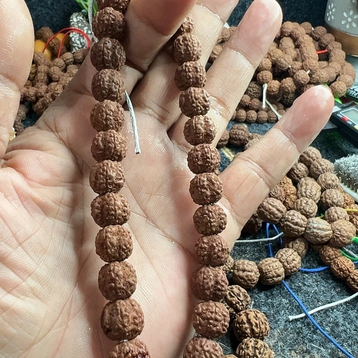 安***好手串金刚菩提红皮花王手持28颗籽