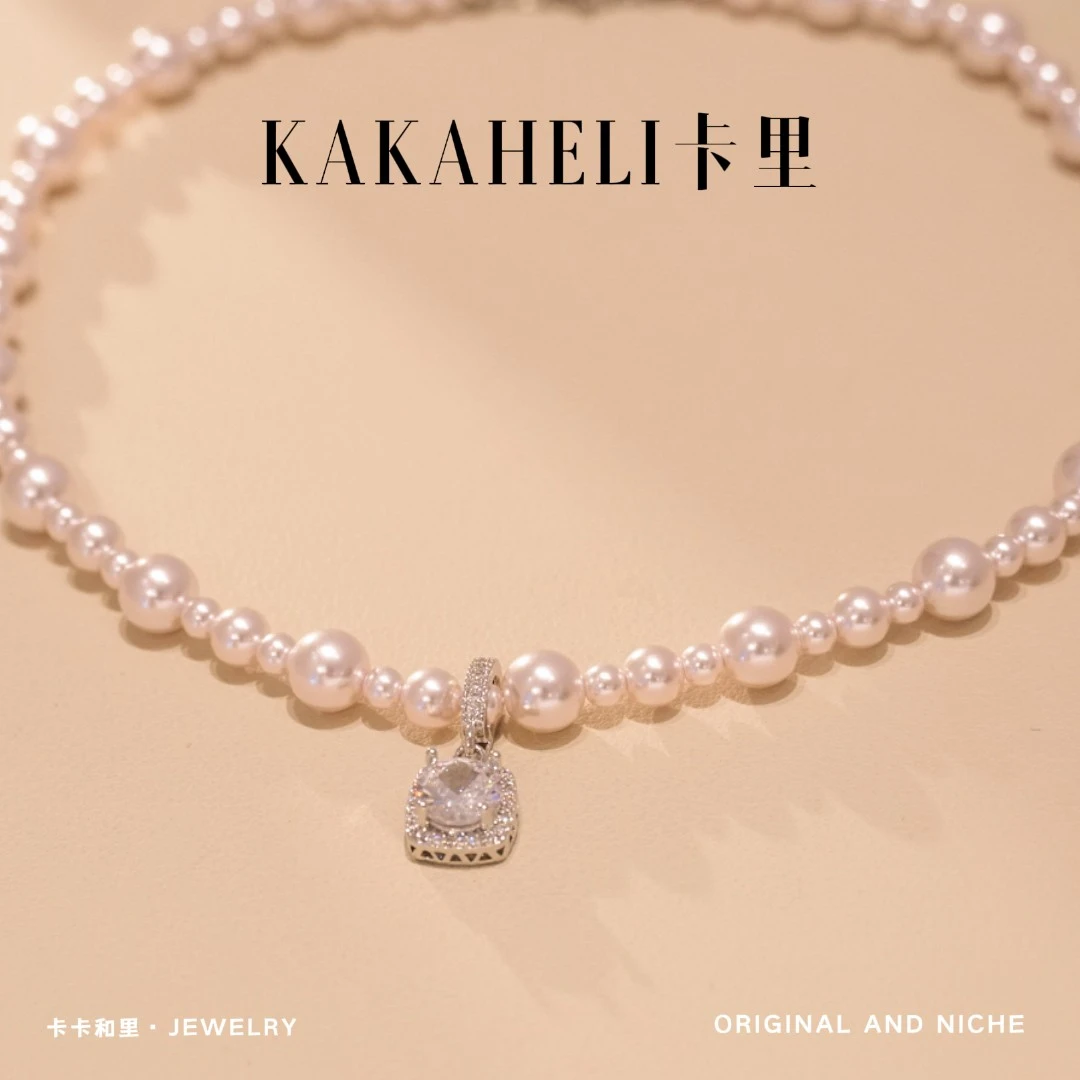 铜合金项链 曼塔玫瑰冰花方糖项链 XL-152