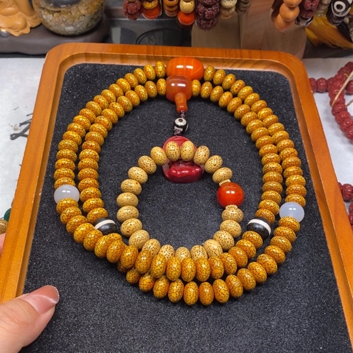 ****u吊坠星月菩提老星月