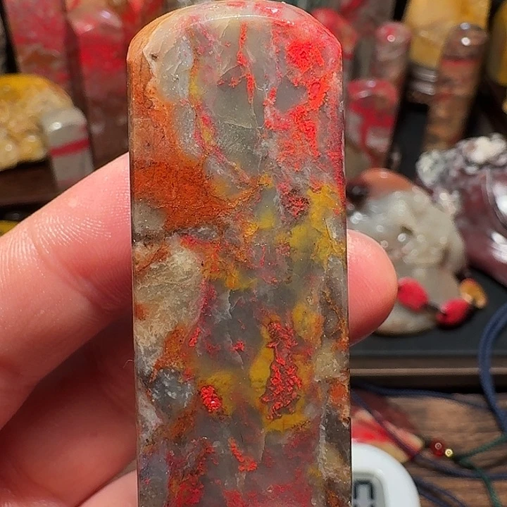 昌化鸡血石凉**鱼昌化鸡血石