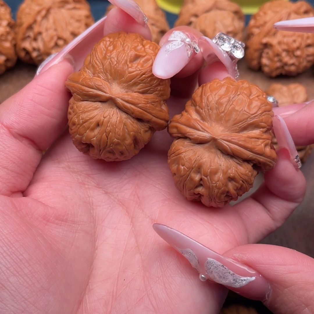 把件文玩核桃全品精配平谷元宝41，同树果无克差