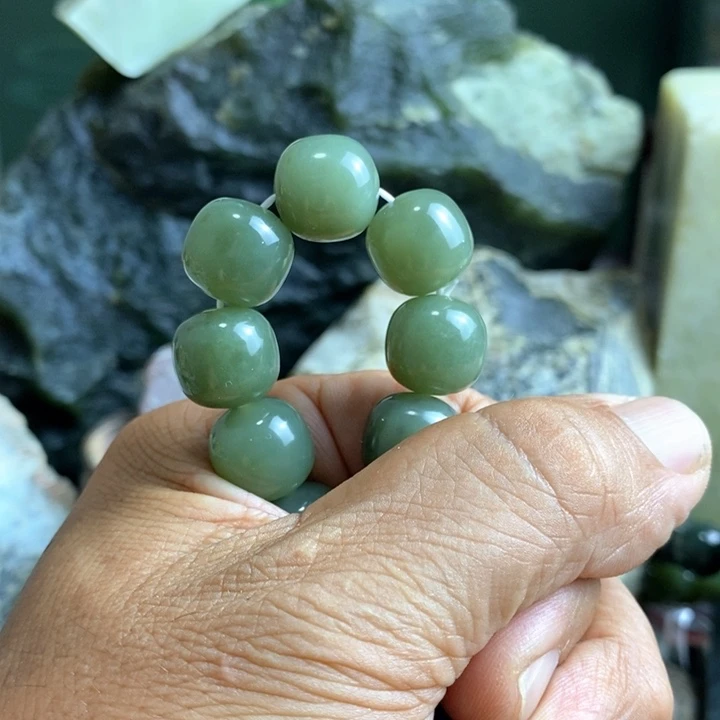 G***耀蛇纹石玉未镶嵌珠宝岫玉原石