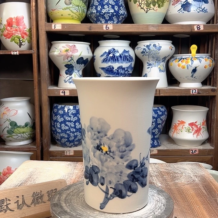 陶兰花盆兰兰牡丹陶瓷