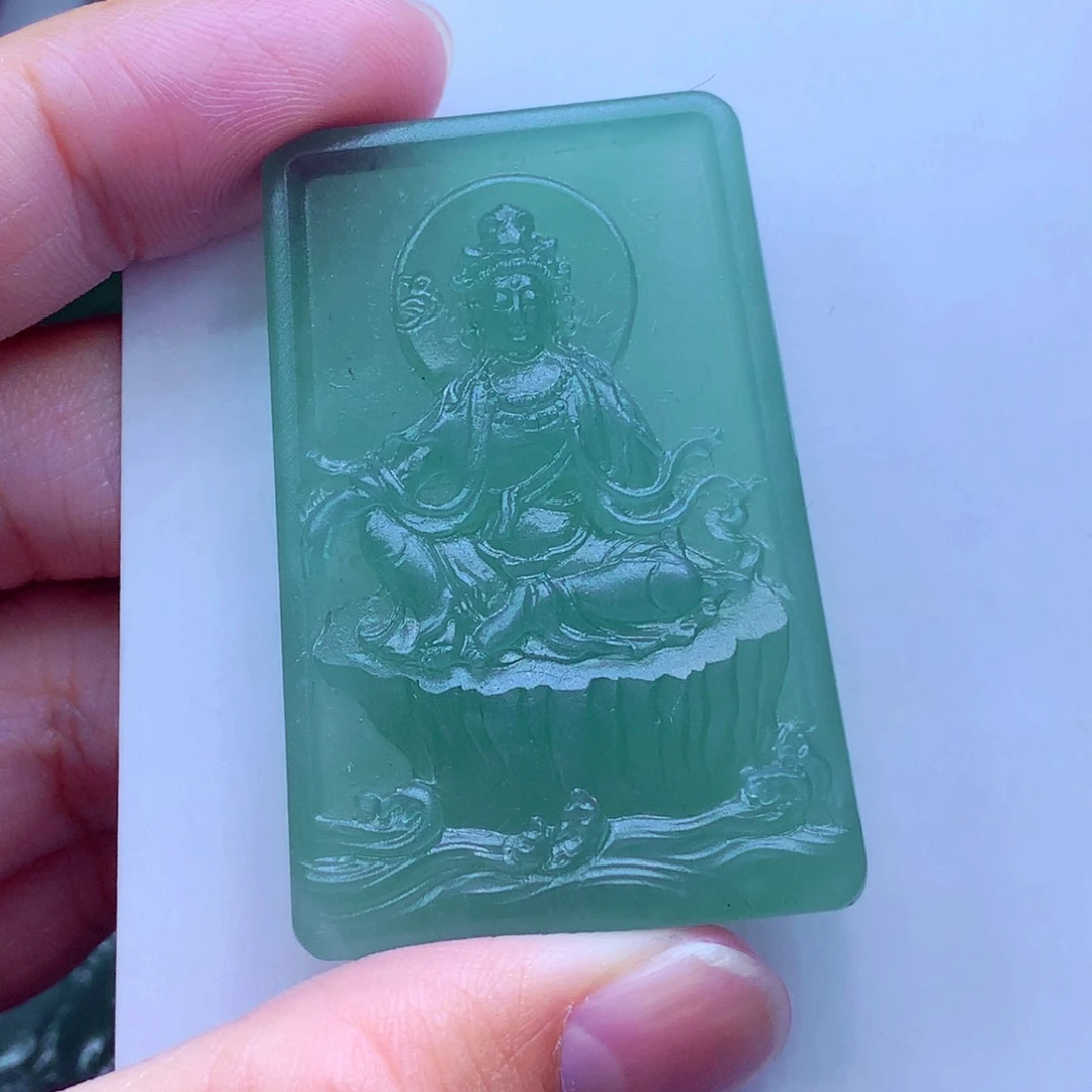 飘***云未镶嵌定制翡翠天然缅料a货挂件1111