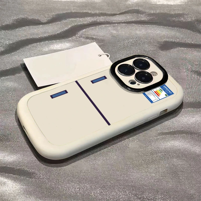 夏日创意冰箱适用iphone16promax苹果15/14P手机壳泡芙13p/12/11