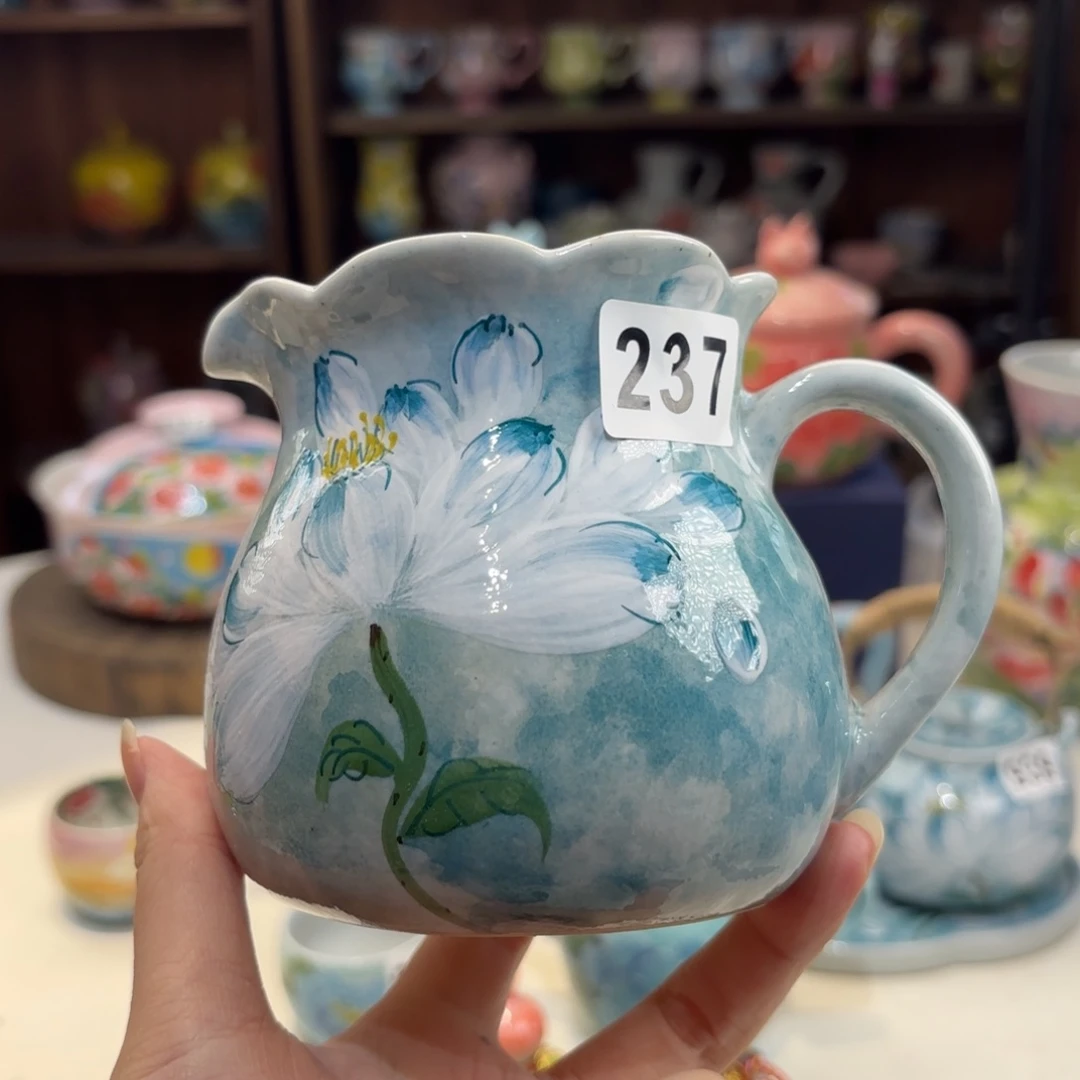景德镇手绘高温釉下彩陶瓷茶具