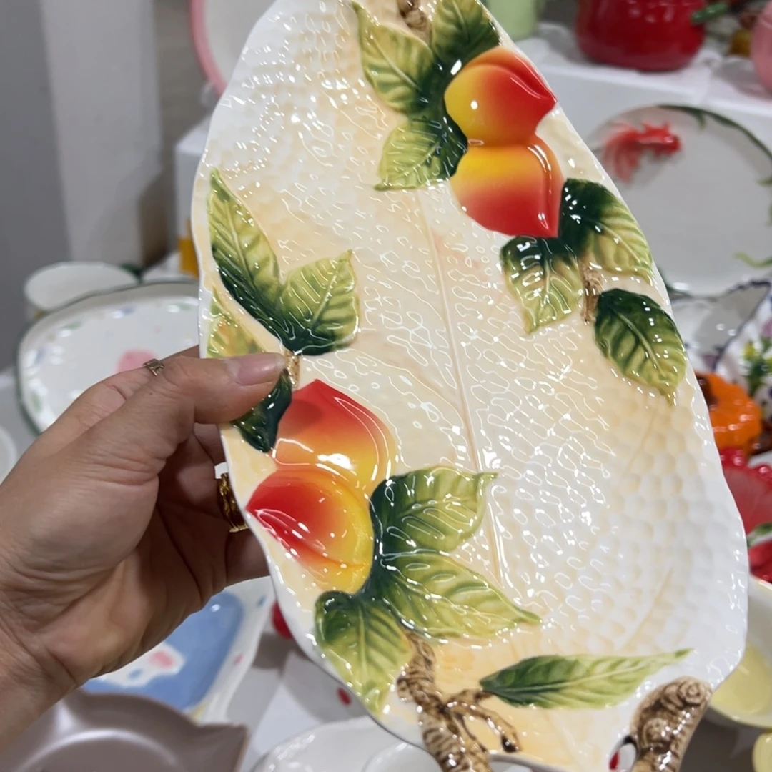 陶其他高温陶瓷釉下彩微瑕！