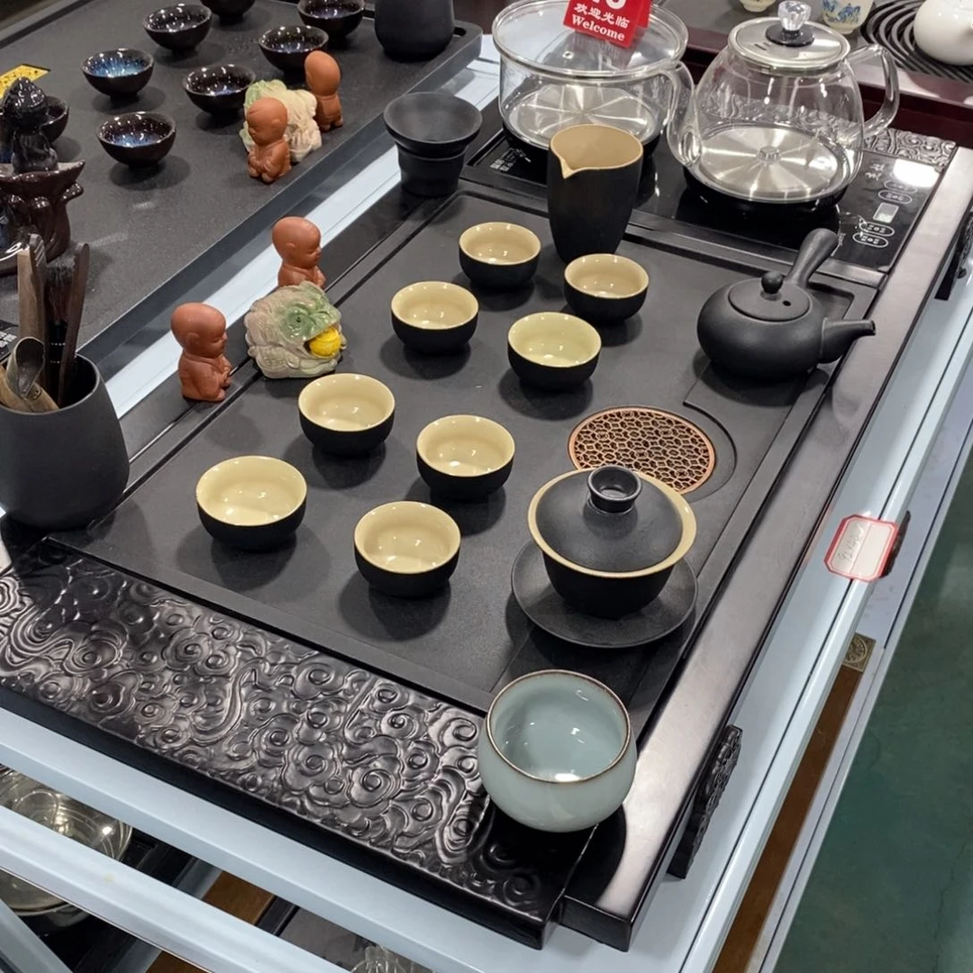 木石茶盘茶具套装家用