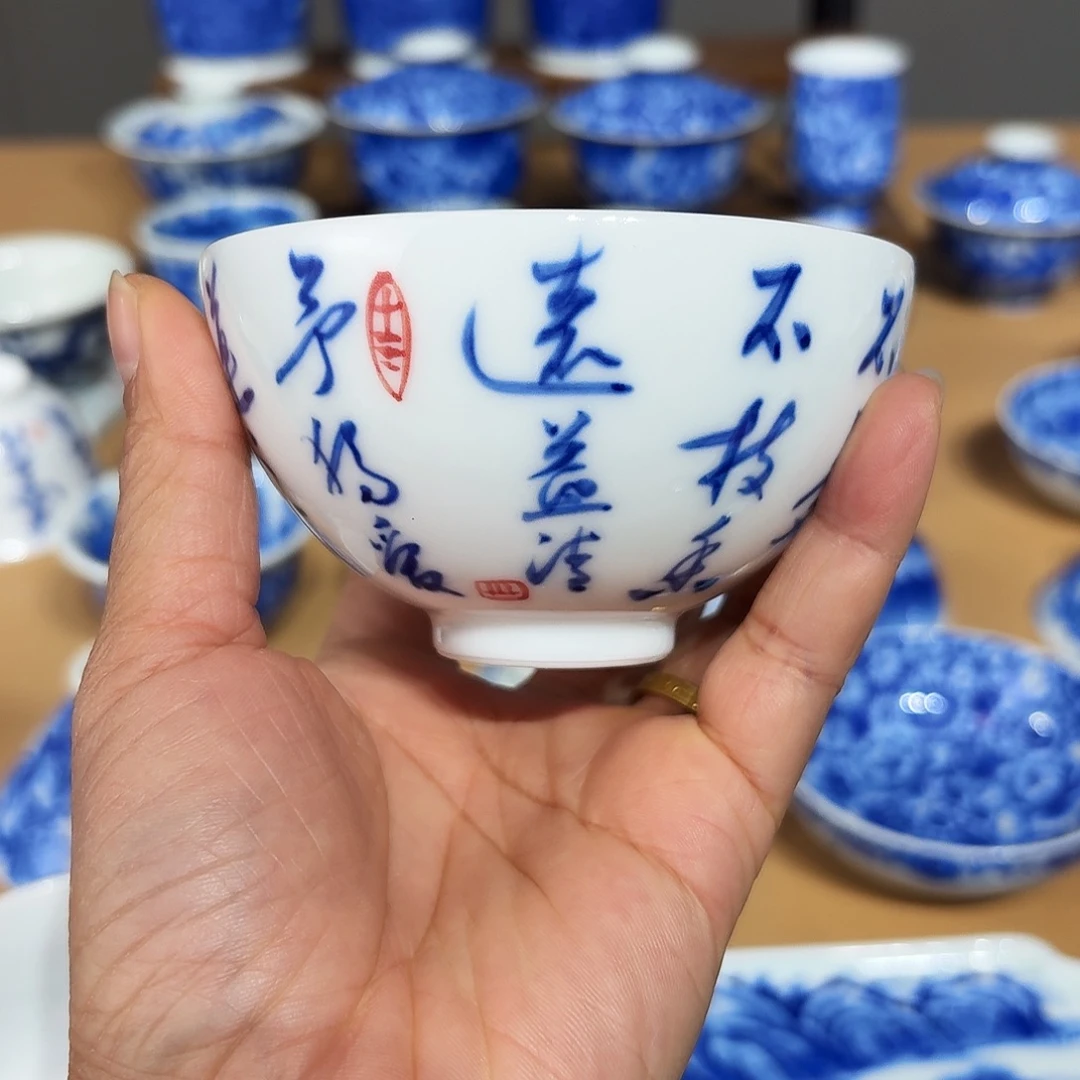 景德镇纯手绘单杯