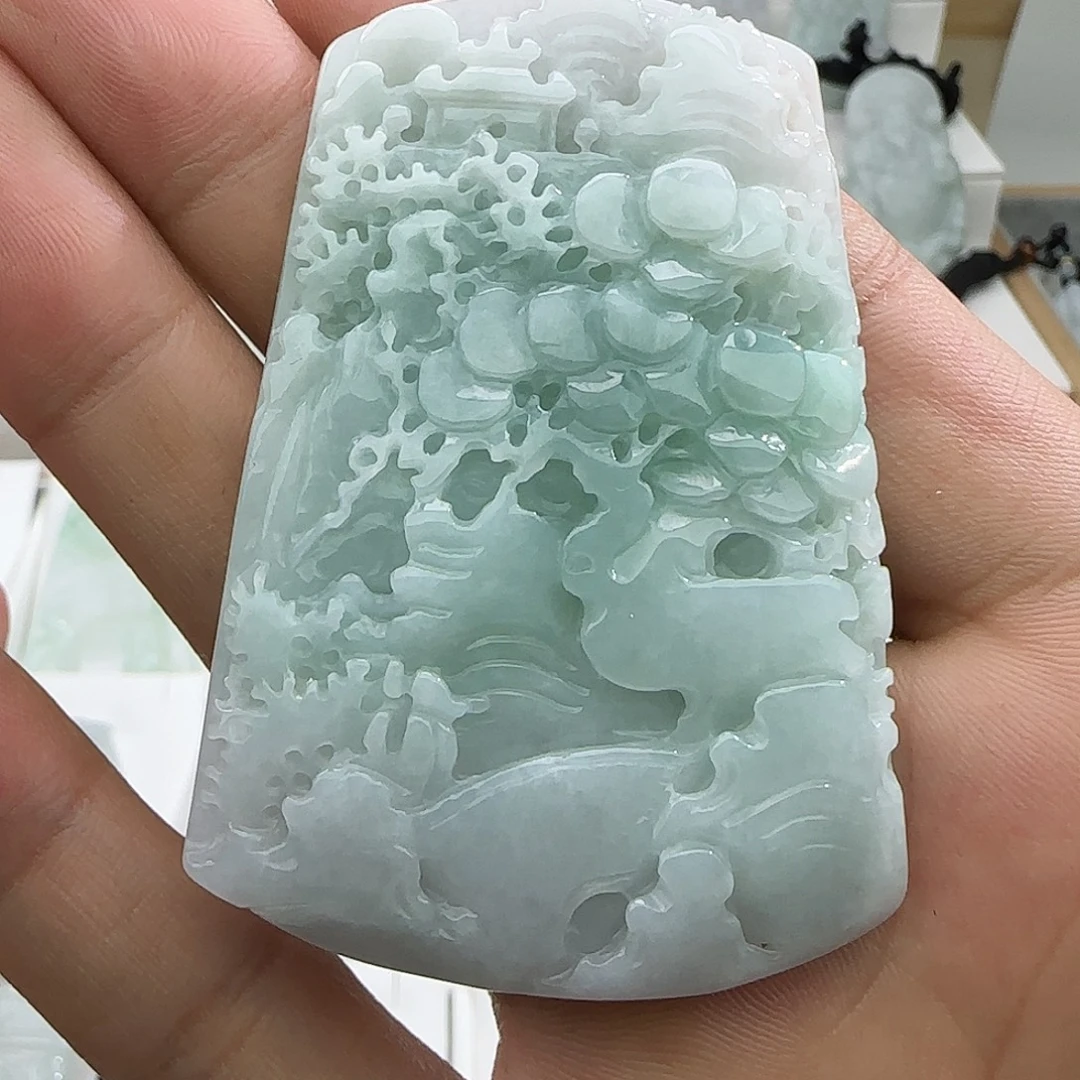 翡翠未镶嵌颈饰翡翠