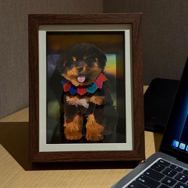 【NAMUHU】民族元素班克尔3D装饰画【带框】