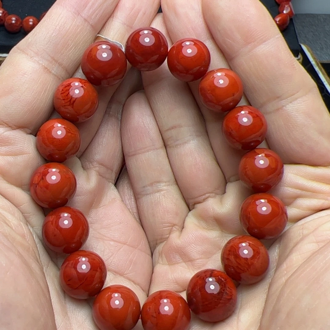 華***北南红玛瑙未镶嵌手串