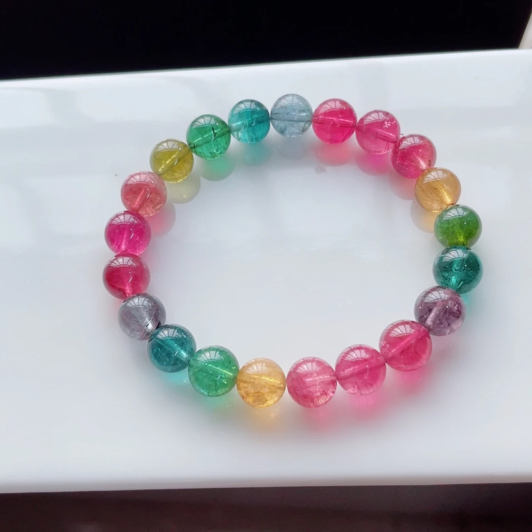 未镶嵌碧玺颈饰8.6mm左右