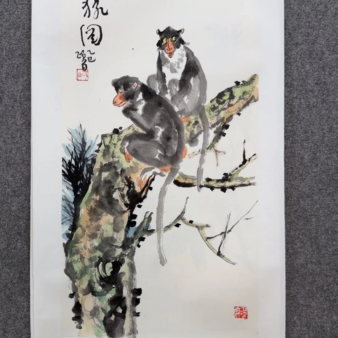 国画王颐白老师手绘作品