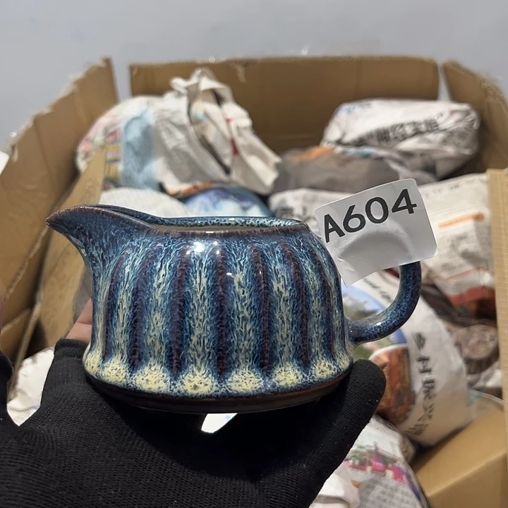 瓷片茶摆件工艺品摆件666