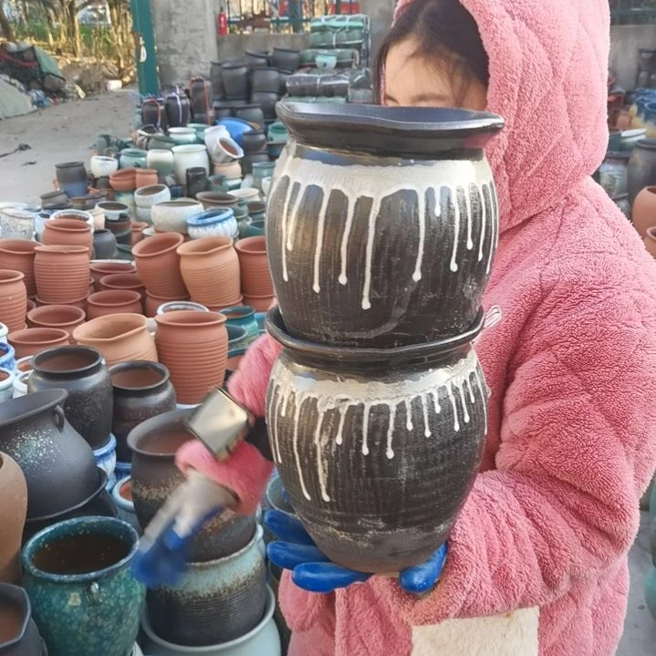 红陶口18高21瑕疵两个