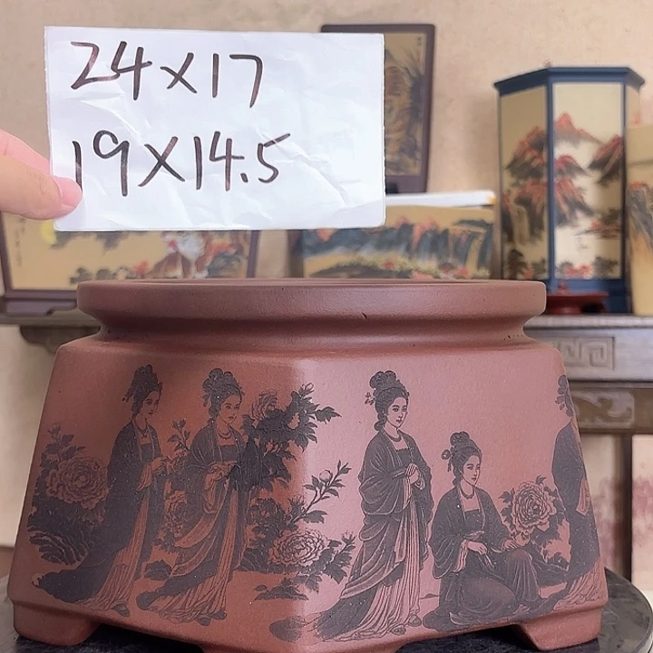 紫砂花盆宜兴紫砂