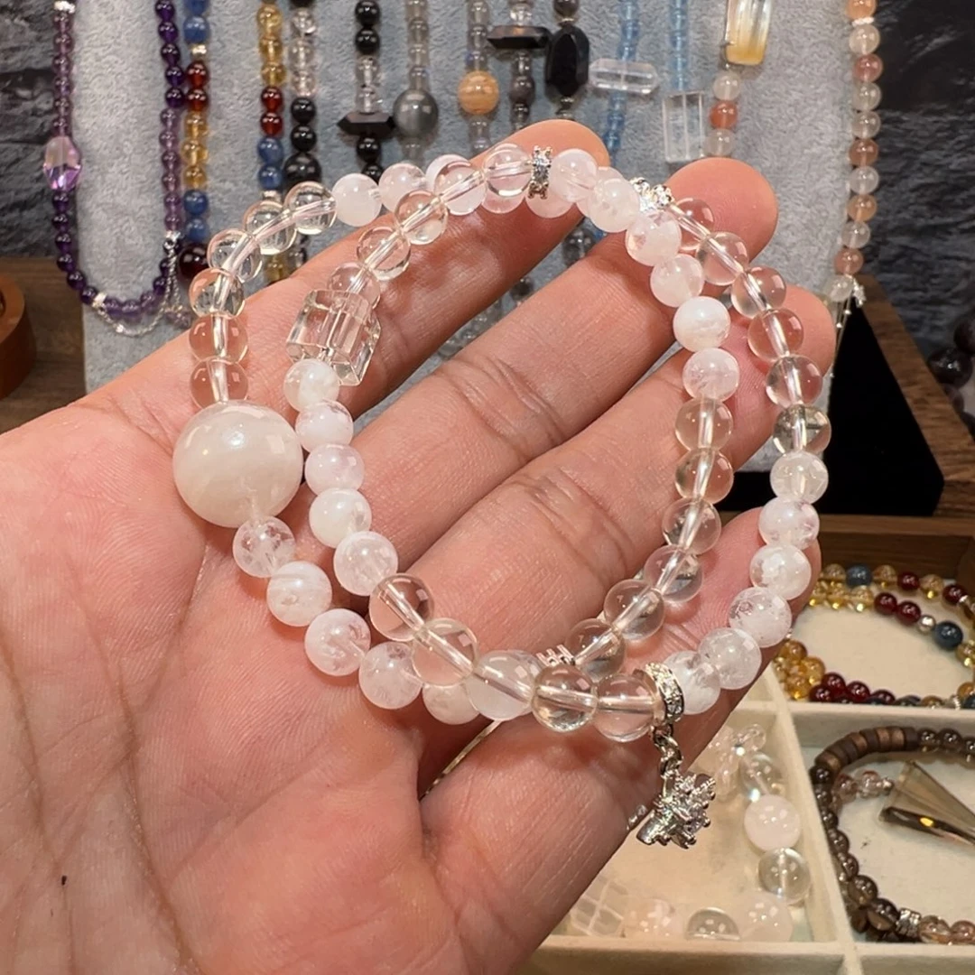 水晶未镶嵌珠宝半成品