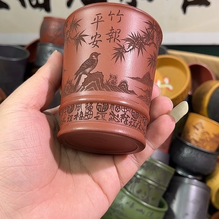 茶杯紫砂全手工紫砂主人杯