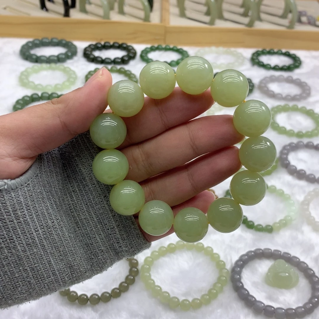 未镶嵌手串和田玉（黄口18）