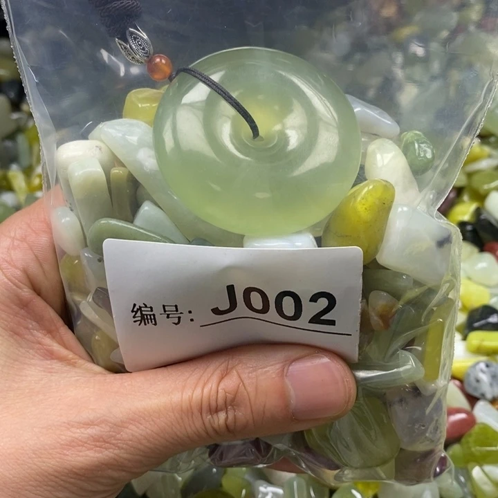 蛇纹石玉未镶嵌鱼缸石